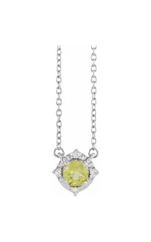 Peridot Pendant Necklace