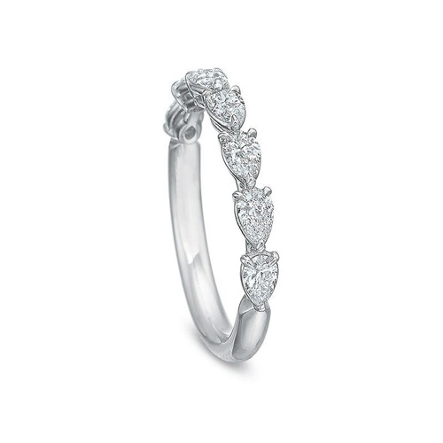 Precision Set Platinum Grand Aire East-West Set Diamond Band