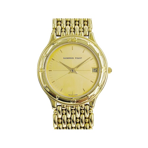 Alson Pre-Owned Ebel Classic Wave 36MM 18K Yellow Gold Watch