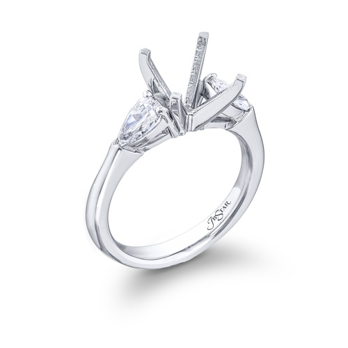 JB Star Platinum Diamond Engagement Ring