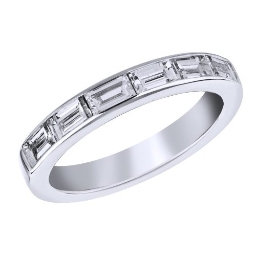 Alson Signature Collection Platinum East-West Channel Set Diamond Band