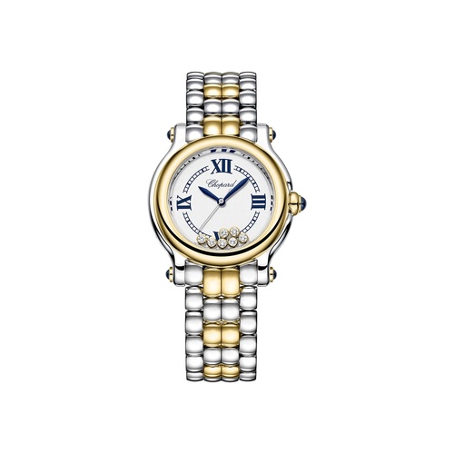 Chopard Happy Sport The First 33MM Steel & 18K Yellow Gold Watch