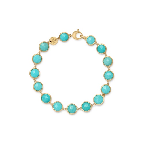 Marco Bicego 18K Yellow Gold 7 Jaipur Color Turquoise Bracelet