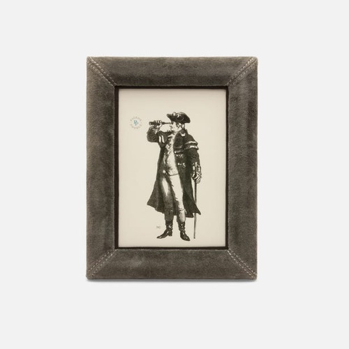 Pigeon and Poodle Juneau Charcoal Velvet Frame - 5X7