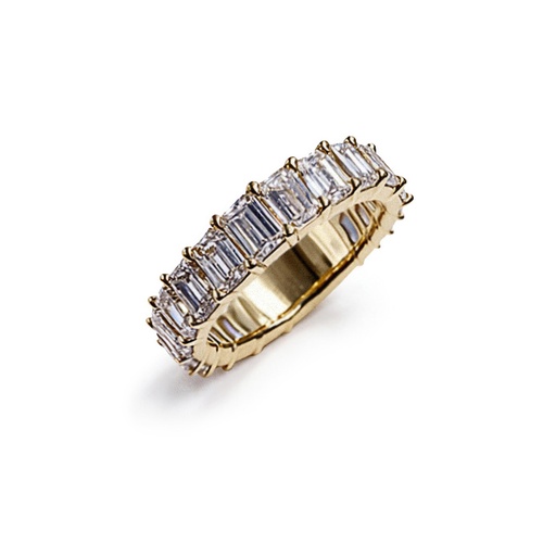 Alson Signature Collection 18K Yellow Gold Shared Prong Diamond Eternity Band