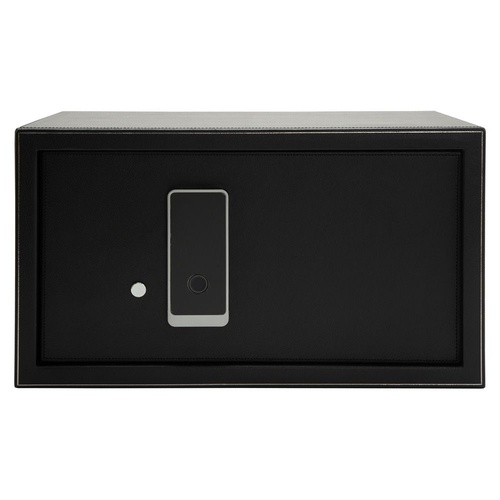 WOLF The Den 4 Piece Watch Winder Safe in Black