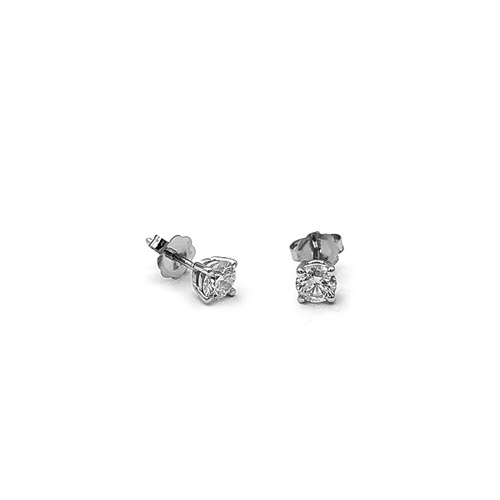 Alson Signature Collection 14K White Gold .53CTW Diamond Stud Earrings