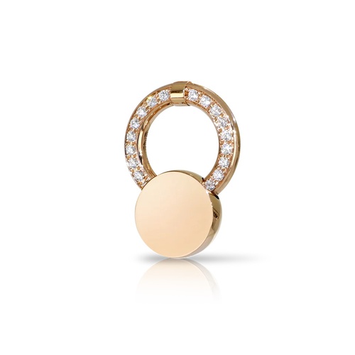 Pasquale Bruni 18K Rose Gold Luce Diamond Reversible Single Earring