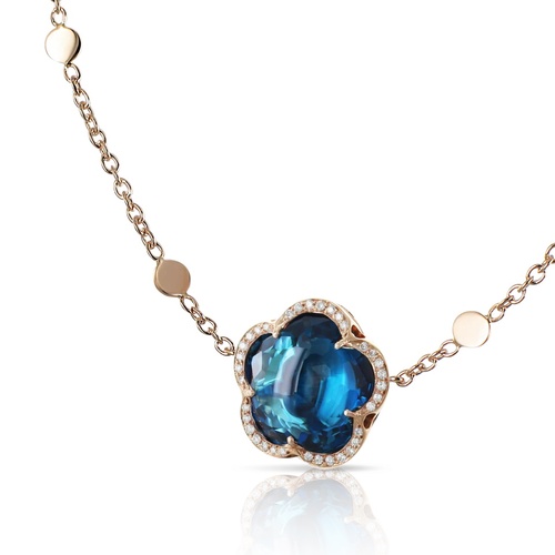 Pendentif Charm Dauphin Pasquale Bruni - Or Jaune 18 Carats Avec Diamant Naturel - Neuf étiquettes