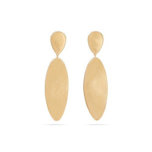 Marco Bicego 18K Yellow Gold Lunaria Twist Drop Earrings