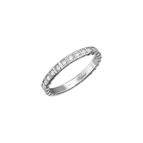 Chopard 18K White Gold Ice Cube Diamond Ring