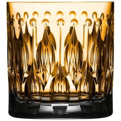 Varga Renaissance Amber Double Old Fashioned Glass