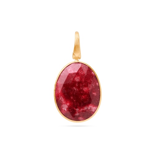 Marco Bicego 18K Yellow Gold Lunaria Thulite Pendant