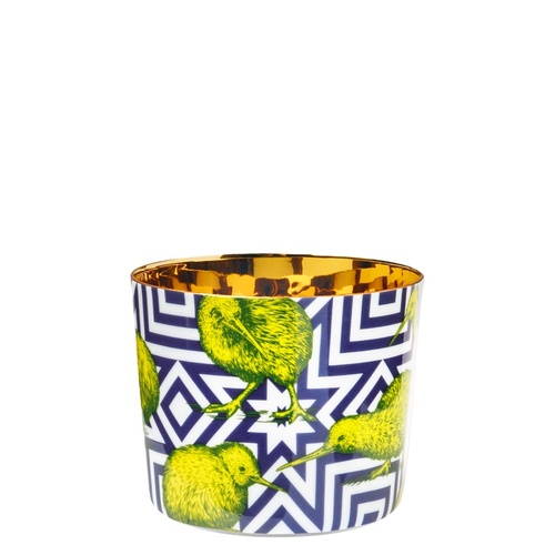 Furstenburg Sip of Gold The Kiwis Porcelain Champagne Goblet