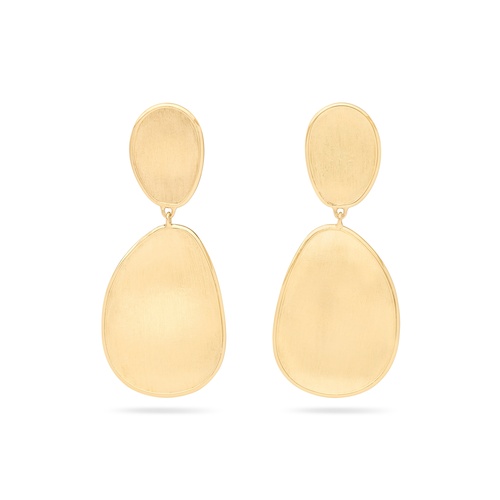 Marco Bicego 18K Yellow Gold Lunaria Double Drop Earrings