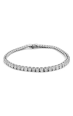 Alson Signature Collection 14K White Gold 7" Diamond Tennis Bracelet thumbnail 1