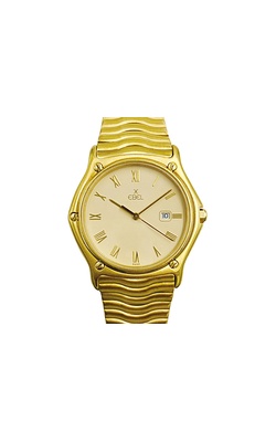 Alson Pre-Owned Ebel Classic Wave 36MM 18K Yellow Gold Watch