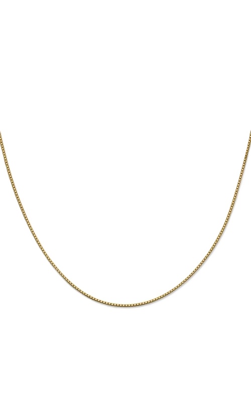 14k Yellow Gold 18 .95mm Box Chain w/ Lobster Claw Clasp