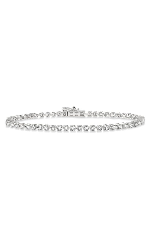 14k White Gold 2.00cttw Round Diamond Tennis Bracelet