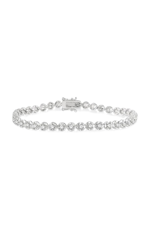Diamond Illusion Tennis Bracelet 3.00cttw