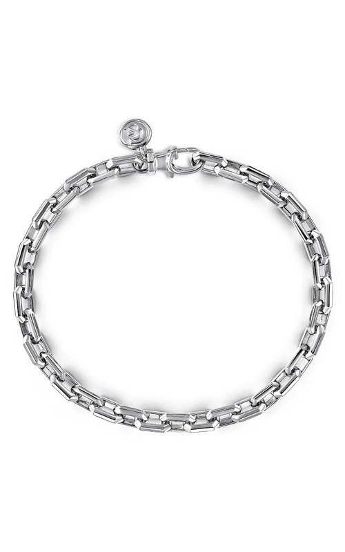 Sterling Silver Faceted Chain Bracelet