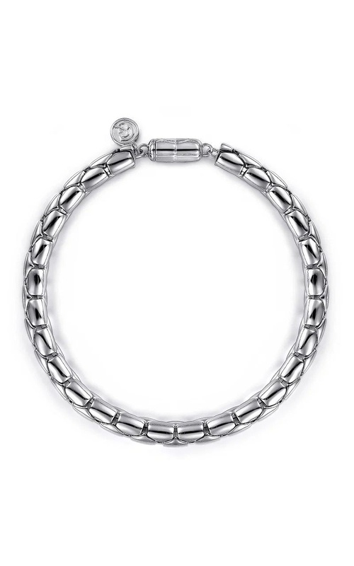 Sterling Silver 8 Tubular Chain Bracelet