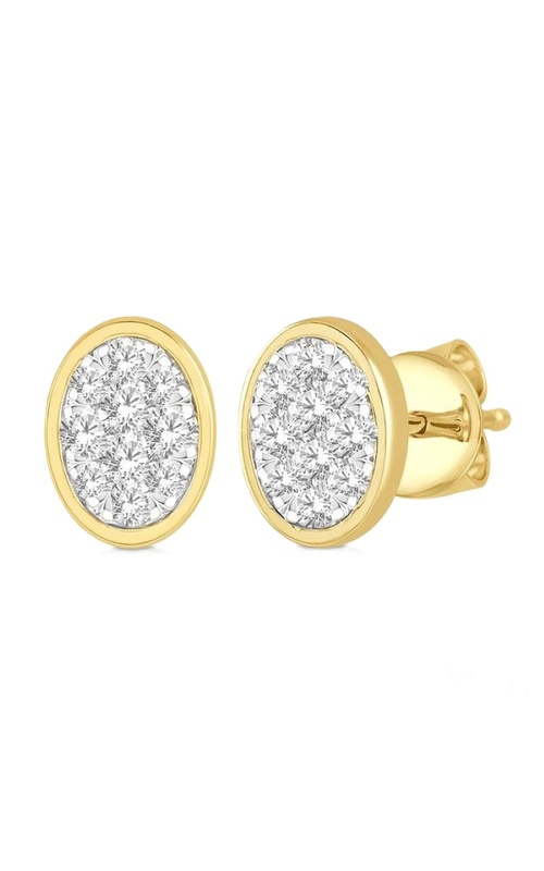 Diamond Cluster Earrings
