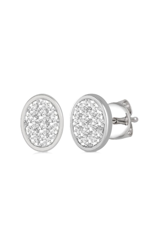 Diamond Cluster Earrings