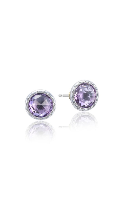 Tacori Sterling Silver Amethyst Earrings