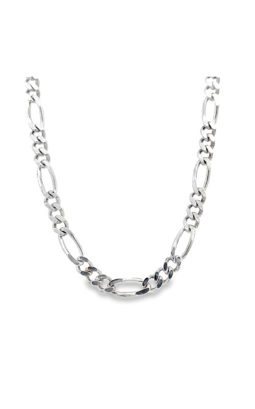 Estate Silver Figaro Chain