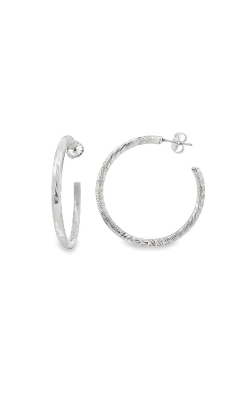 Estate Sterling Silver Hoop Earrings