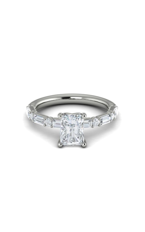 Medawar Crown Collection 1.50ct Emerald Cut Lab Grown Diamond Engagement Ring