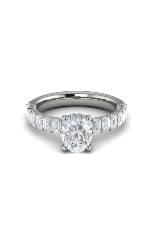 Medawar Crown Collection Oval Lab Grown Diamond Engagement Ring