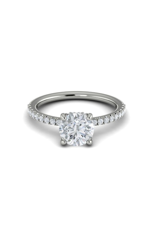 Medawar Crown Collection 1.00ct Round Lab Grown Diamond Engagement Ring