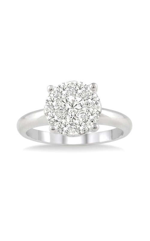14k White Gold Diamond Ring