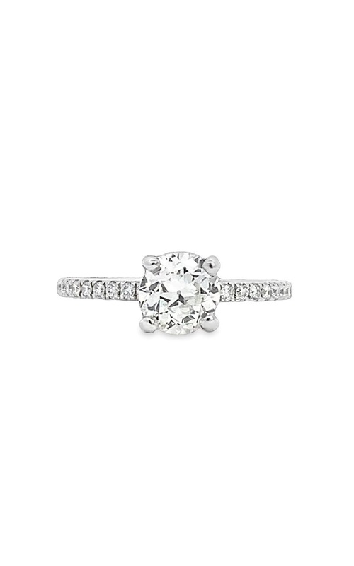 Round Center Diamond Engagement Ring