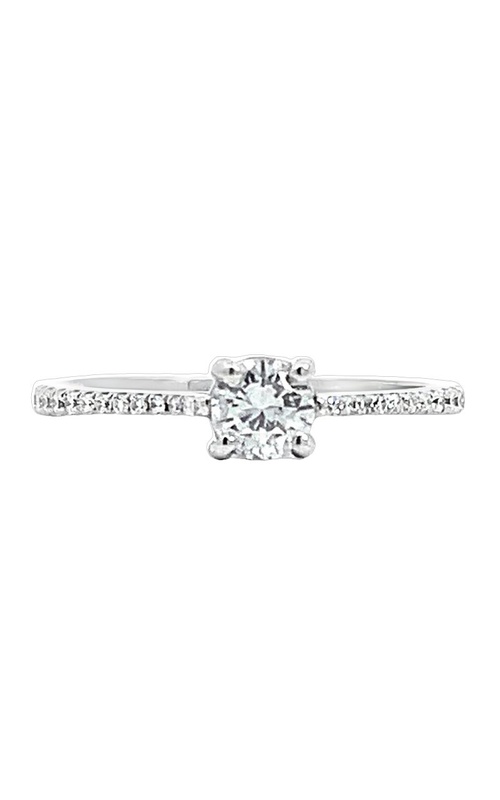 Round Diamond Center Engagement Ring