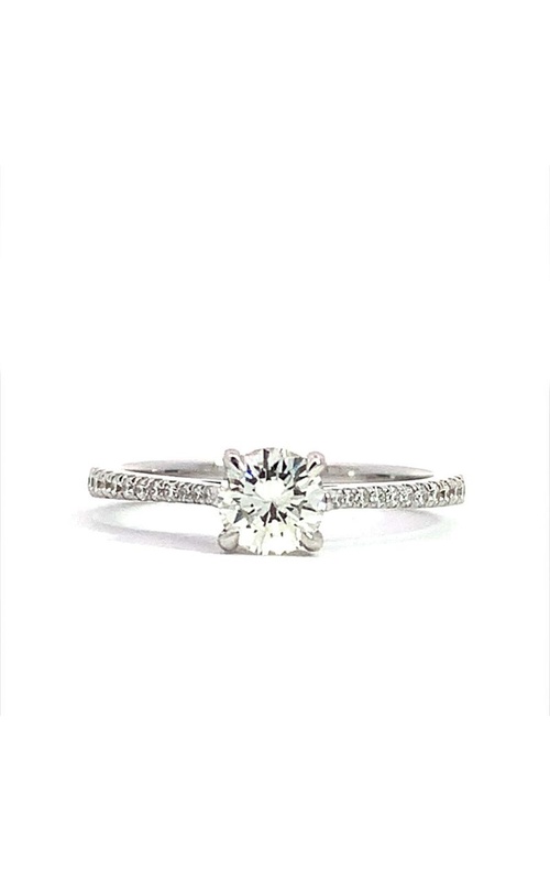 Round Center Diamond Engagement Ring