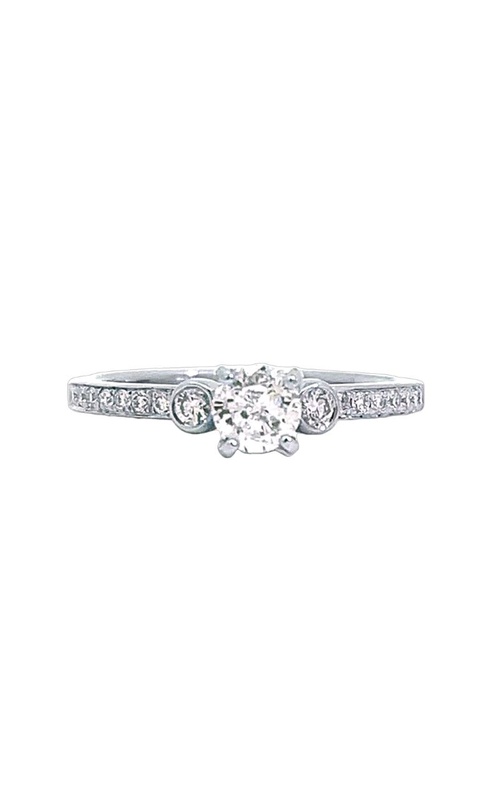 Diamond Center Engagement Ring