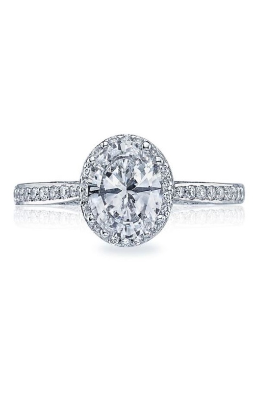 Tacori 18K White Gold Diamond Ring Semi Mount
