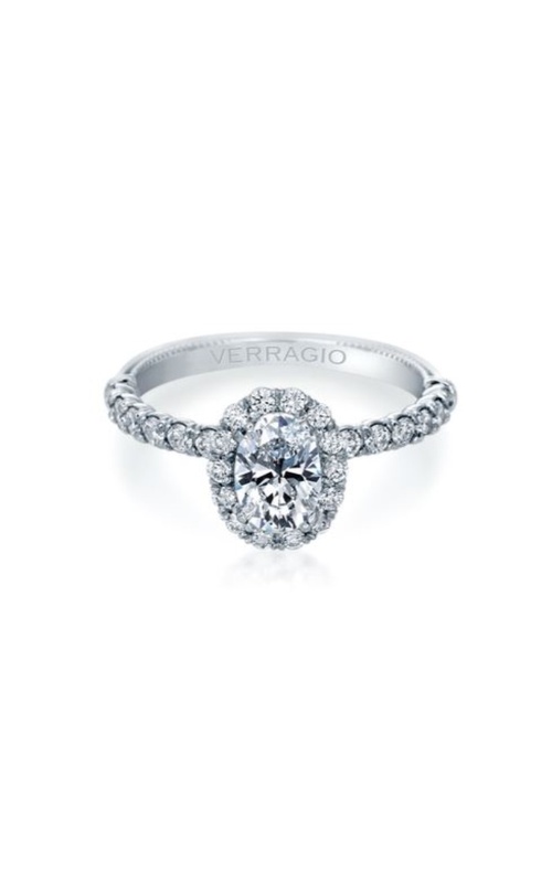 Verragio 14K White Gold Renaissance Diamond Engagement Ring Semi Mount
