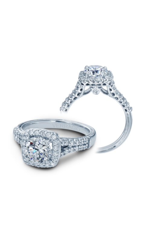 Verragio 14K White Gold Renaissance Engagement Ring