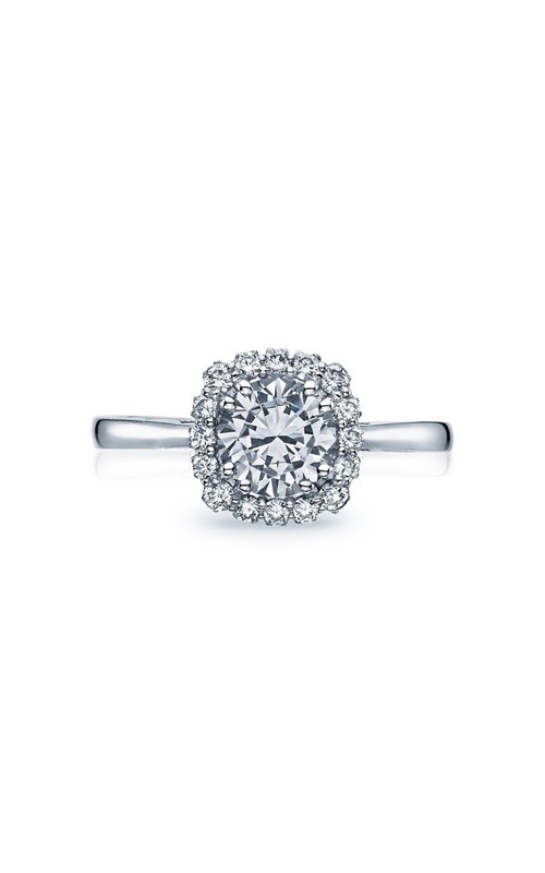 Tacori 18k White Gold Diamond Engagement Ring Semi Mount