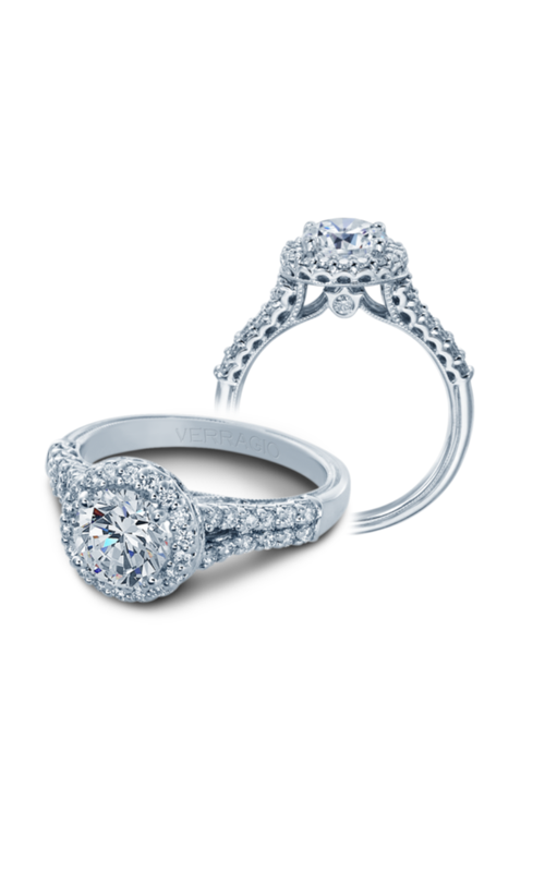 Verragio 14K White Gold Renaissance Engagement Ring