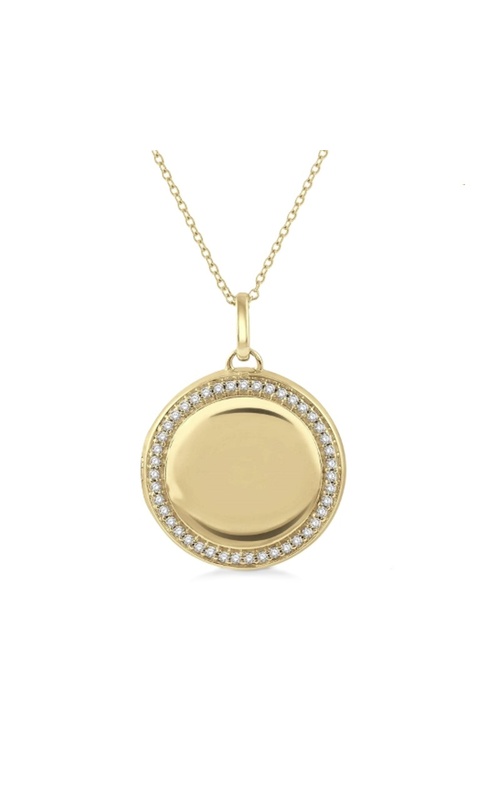 Circle Diamond Locket Pendant