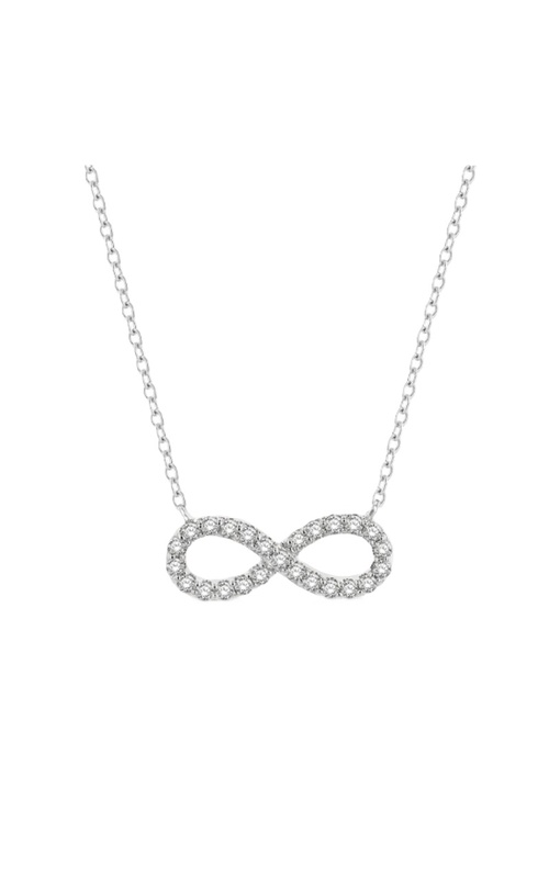Diamond Infinity Necklace 1/4cttw