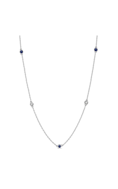 Sapphire & Diamond Necklace