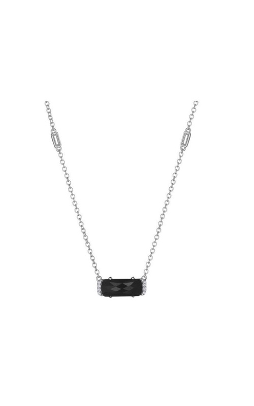 Tacori Black Onyx Silver Necklace