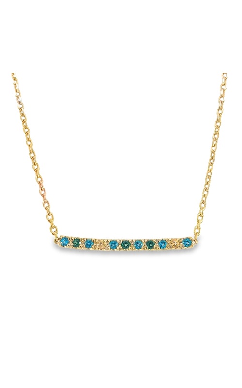 Viva la Gioia Multicolor Turquoise Topaz Necklace