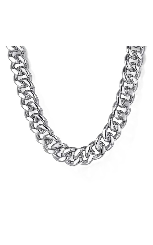 Sterling Silver Solid Men's Diamond Cut Cuban Link Chain Necklace